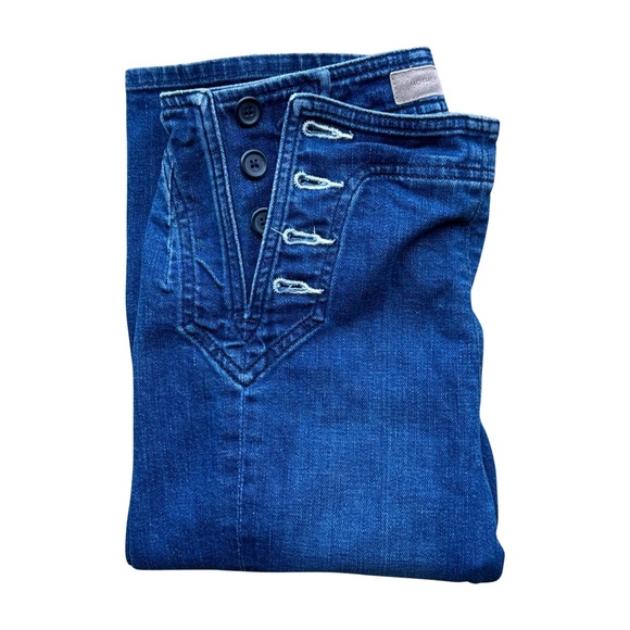 Mother Women’s ‘The Sailor Tripper’ Flared Jeans. Medium/Dark Blue. Size 25 - Picture 12 of 12